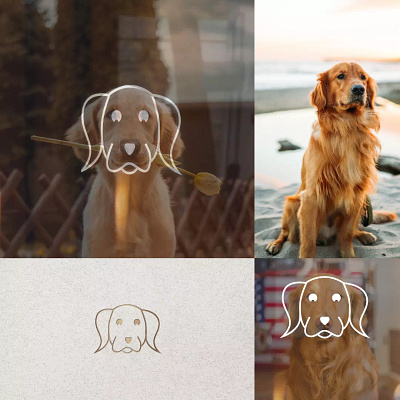 Dog logo animation branding digitalpainting manitgraphics doglogo logo