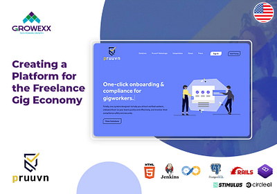 Pruuvn - Freelance Gig Economy mvp development web app development