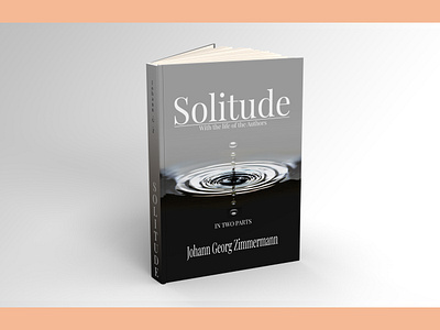 Solitude: Book cover design of Johann.G.Z animation art book cover branding character clean design flat graphic design icon illustration logo minimal motion graphics print design typography ui ux vector web