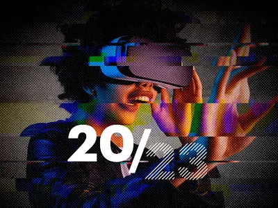 Glitch duotone glitch halftone manipulation metaverse photo photoshop virtual reality