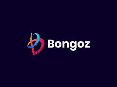 Bongoz ( B letter) Logo 3d abstract logo b letter logo brand identity branding bus business logo creative logo food logo grandient letter mark logo logo design logo mark logo type minimal logo modern logo print logo tranding logo web logo