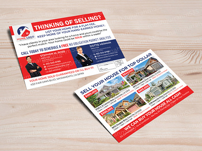 Real Estate Postcard Design template