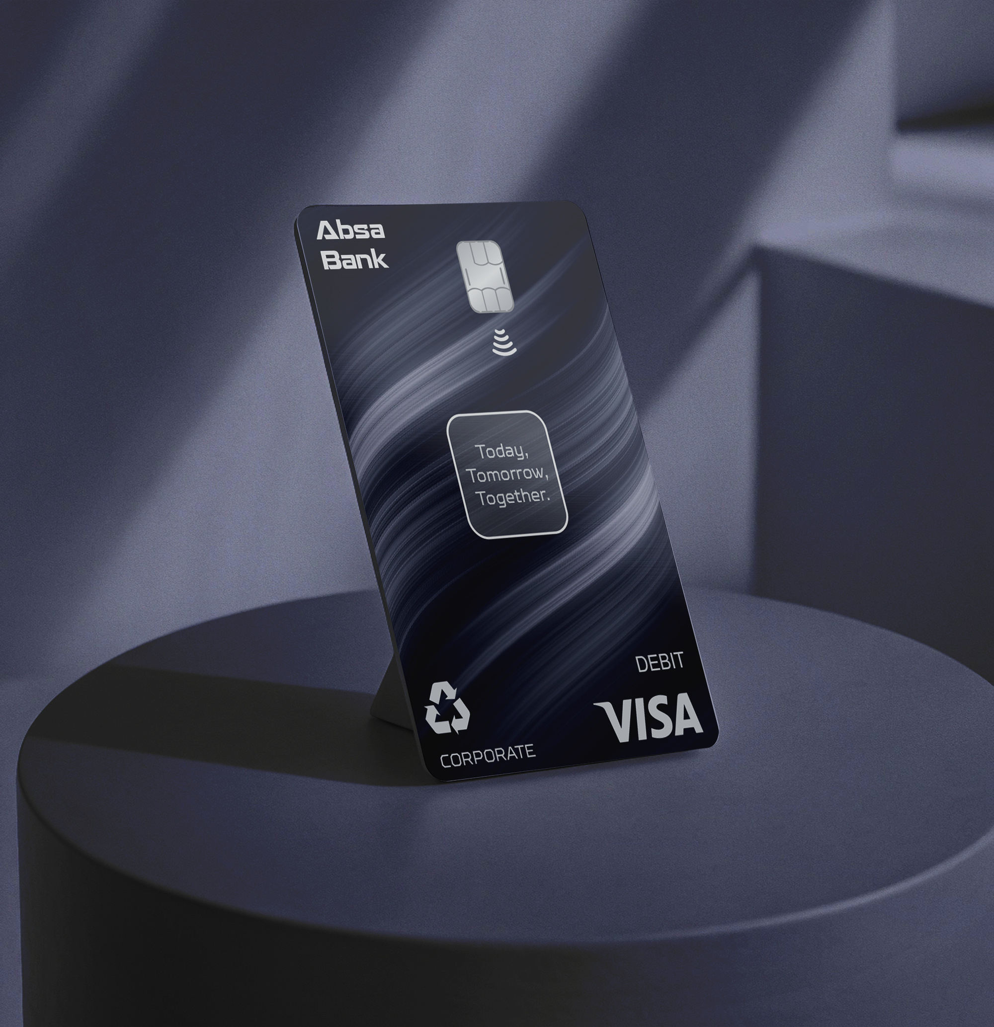 Example of Sleek Credit Card & Master Card Design