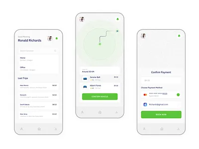 Car Booking App app cab booking app car booking car booking app design figma minimal taxi booking app taxi booking app design ui ux