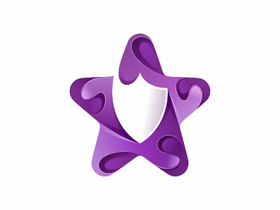 Star Shield branding design icon illustration logo logo combination mark negative space security shield shield logo star star logo symbol vector
