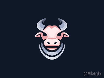 Modern Bull Logo (for sale) animal beef branding bull calf design illustration logo logo 2d logos meat modern