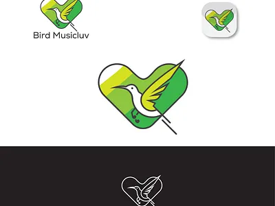 Kingfisher bird logo design ahmdmasum bird logo brand identity branding custom logo design illustration logo logo design love logo love music minimal msmcreation msmlogocreation music logo