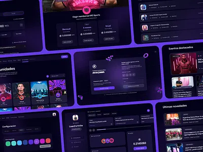 Fitchin - Dashboard blockchain crypto dashboard design system gaming glassmorphism gradients mobile product design responsive ui ux website