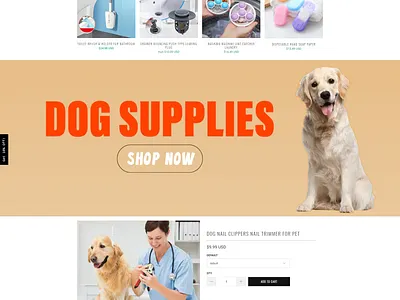 Shopify Dropshipping Store branding design illustration logo seo shopify speed optimization ui unique design vector web design