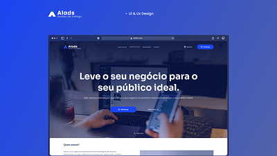 Alads - UI Design design landing page logo ui ux website