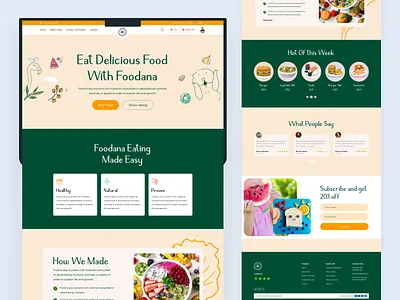 Kid's Food Website Design! brand design classic ui clean ui design design iamhosenrahman kids kids app kids food shop kids food website kids shop ui kids toy app kids web ui kids web ui desogn kids website ui design ui design trend uiux design ux design web design website ui design