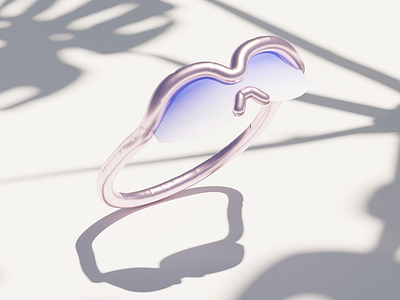 Levitating 3d blender digital fashion rendering sunglasses web3 fashion