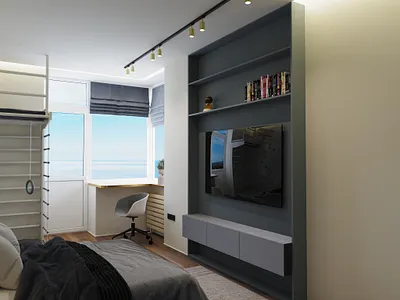 Interior Design Apartment "Respect Hall" in Crimea 3d 3d graphics 3d max animation architect branding design exterior graphic design illustration logo motion graphics unreal engin