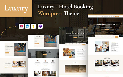 Luxury - Hotel & Luxury Hotel Booking WordPress Theme. accommodation architecture booking hostel hotel interior luxury modern motel travel