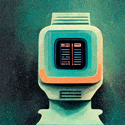 Starfort Research AI pt 2: Illustration for Starfort, Inc. ai ai lab ai research app artificial intelligence clean design digital watch flat illustration modern research retro digital retro tech saas startup tech time vector