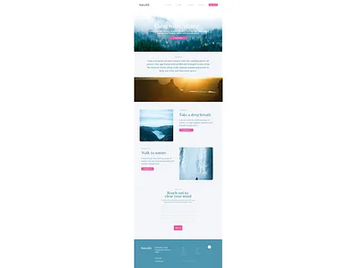 natuR3 community website page design graphic design typography ui ux webdesign