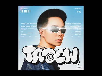 TADEW design graphic design hiphop illustration typography