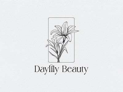 Daylily Beauty Logo Design brand guide brand guideline brand identity branding day lily daylily daylily flower daylily logo design floral flower logo graphic design hand drawn hand drawn logo illustration logo logo design vintage vintage logo