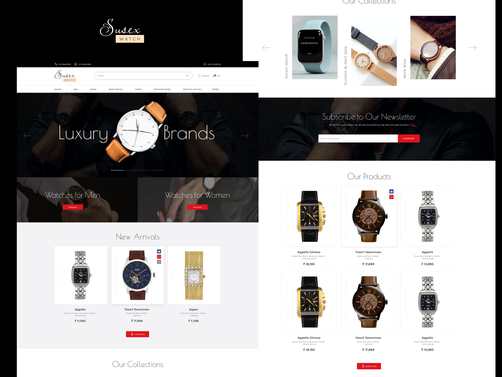 Example of Figma Landing Page UI/UX Design