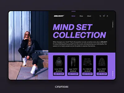 Apparel Store Web - DELIGHT app apparel application design graphic design interface interface design store ui web webdesign