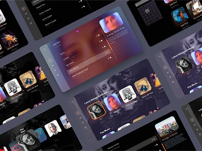 Roku Music Player design film illustration live logo movie music netflix ott play player serial series show spotify stream streaming video