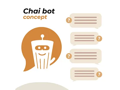 CHAI BOT - MOBILE BOT UI 3d animation branding design graphic design illustration logo motion graphics ui vector