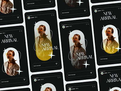 Instagram Story New Arrival Fashion Design fashion instagram story fashion story design graphic design instagram poster design new arrival design social media designs