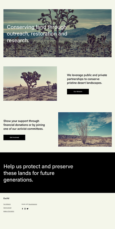 Euclid - Website Template - Squarespace clean colorful company corporate design modern multipurpose multipurpose template photography pitch deck portfolio presentation squarespace design squarespace template studio template unique web design web development website