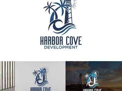 Coastal Real Estate Logo Design abstatct logo beach logo coastal logo design flatlogo illustration letter logo light house logo logo logo design minimal minimalist logo ocean logo realestate logo sea logo