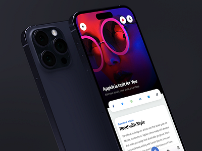 AppKit - Mobile Kit & PWA Template android app app design article descign blog template content content design creative design design ios iphone mobile mobile app mobile design multipurpose pwa sidebar ui ux web app