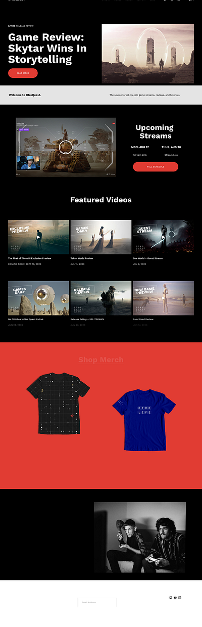 Otroquest - Website Template - Squarespace app art blog concept design graphic design online store photography squarespace squarespace template template theme ui ui design uiux ux ux design web design web development website