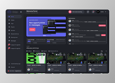 Video hosting / Streaming platform design uiux