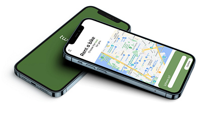 Two Wheels - app for renting bikes app design graphic design ui ux