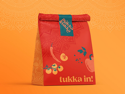 Pukka Tukka / Indian Street Food branding design graphic design illustration logo packaging design typography ui ux vector