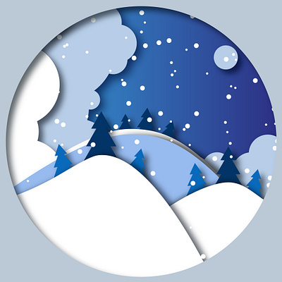 Snow christmas mood design falling graphic design holidays illustration vector