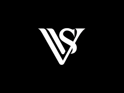 VVS letter lettermark serif typo vvs