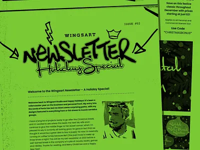 The Wingsart Newsletter: Holiday Special!