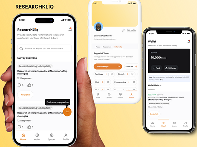 RESEARCKLIQ design ui ux