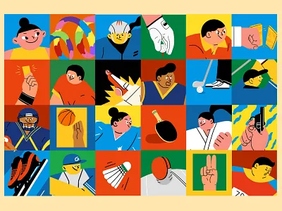 SPORTS design illustration sports