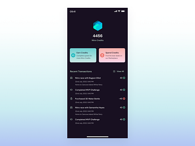 In-app Rewards crypto illustration ui