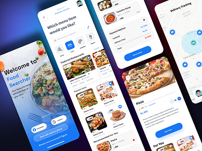 Food Searcher - Food Delivery Ui Design