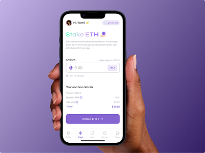 Liquid ETH 2.0 Staking dApp blockchain crypto dapp defi design eth2 eth2.0 ethereum explore figma liquid eth mobile staking ui ux
