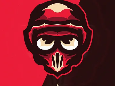 RedHelmet branding design helmet illustration logo logodesign mascot moto race vector