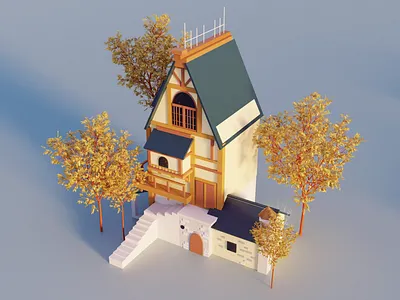 Home 3d art 3d artist 3dart 3dhome 3dhouse 3dlowpolyhome 3dui 3duihome blender3d design dribbleshot illustration logo lowpoly3d newtrend newui ui uidesign uitrend uiux