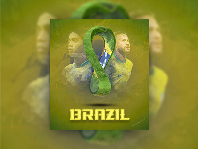 Sports Poster Design brazil design graphic design poster poster design posterdesign qatar world cup