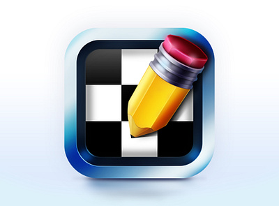 Crossword App Icon 3d 3d icon app icon application design game icon graphic design icon icon design illustration ios iphone iphone icon logo vector