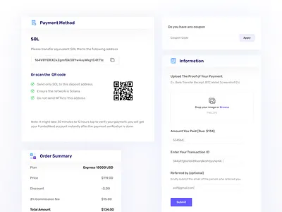 Payment Info-UI branding business website design design illustration ui ui design uiux designer uiuxdesign web design