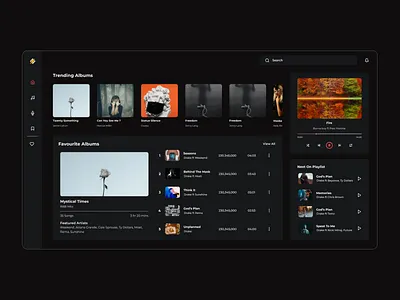 Winamp Redesign design music redesign ui