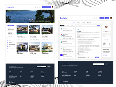 Craigslist UI Redesign branding design typography ui ux