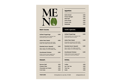 CAFE MENU app branding design graphic design illustration logo typography ui ux vector